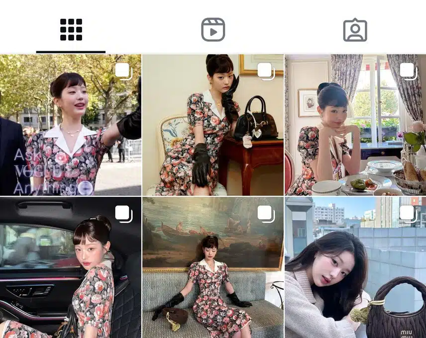 이번 미우미우 착장이 마음에 들었던 녕자님 ㅎㅎ