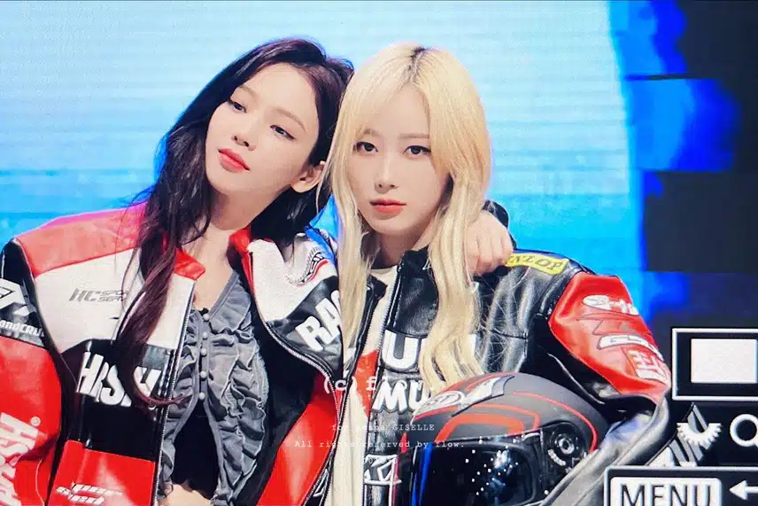 얼굴합 쩌는 아우디즈 에스파 카리나&지젤