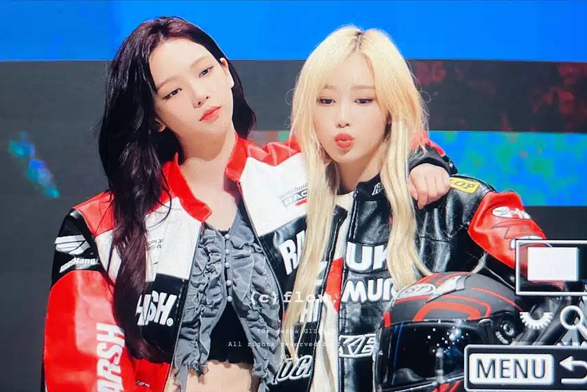얼굴합 쩌는 아우디즈 에스파 카리나&지젤