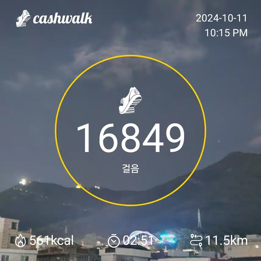 오늘도 만보걷기