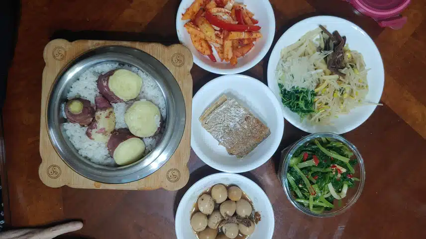 오늘 아침 