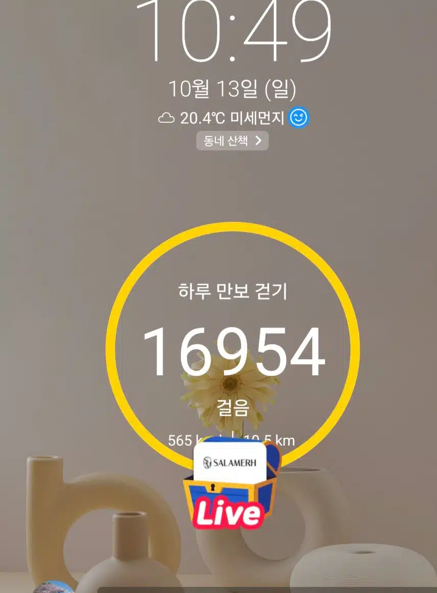 1만6천보 걷기