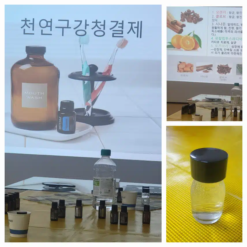 천연 구강 청결제 만들기