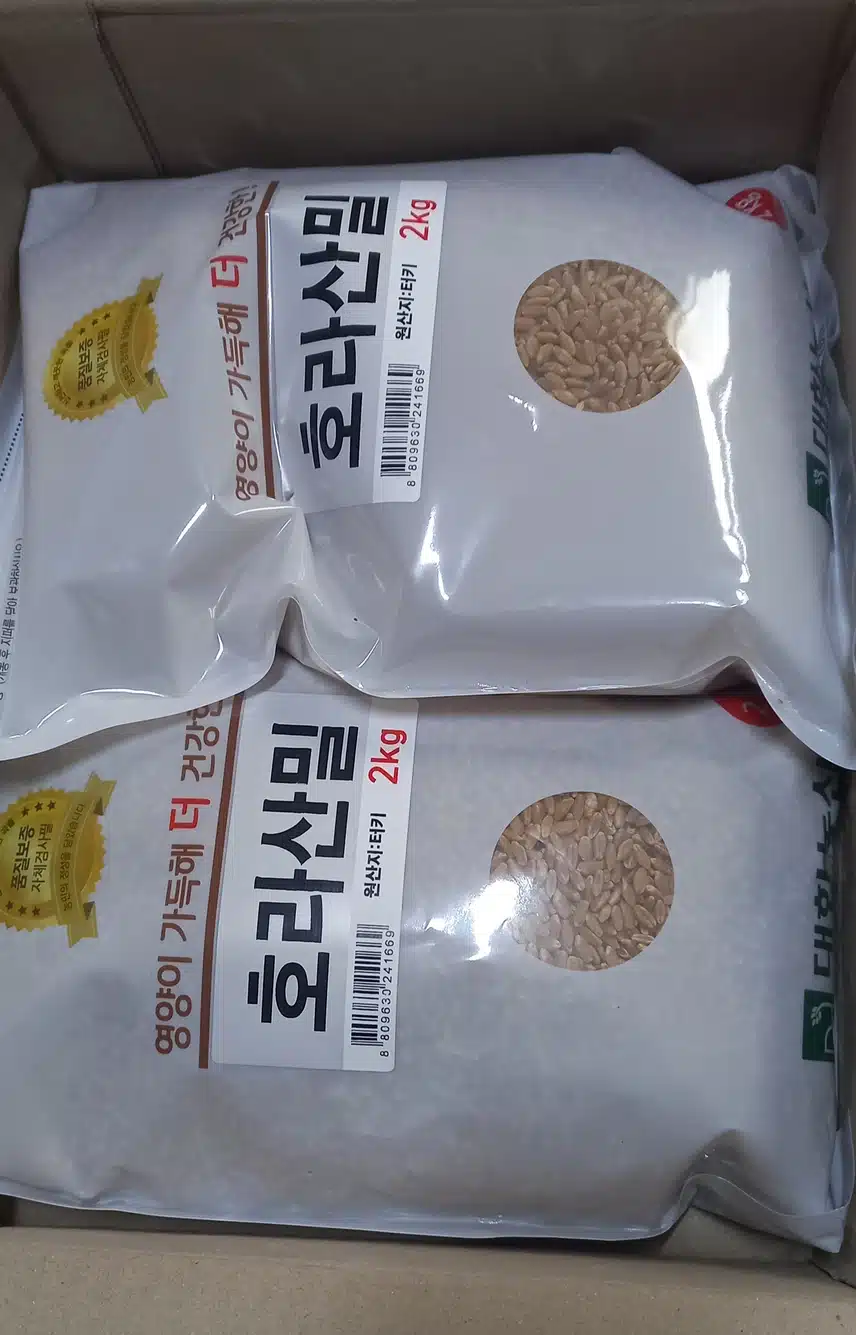 호라산밀을 구매하고
