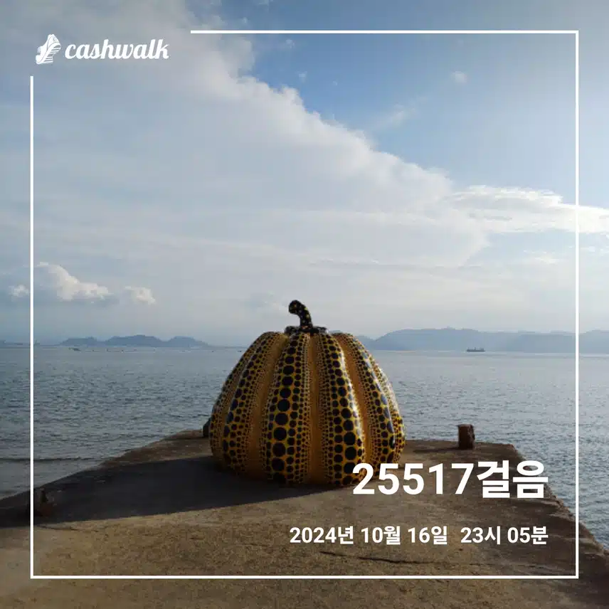 여행중 만보걷기 