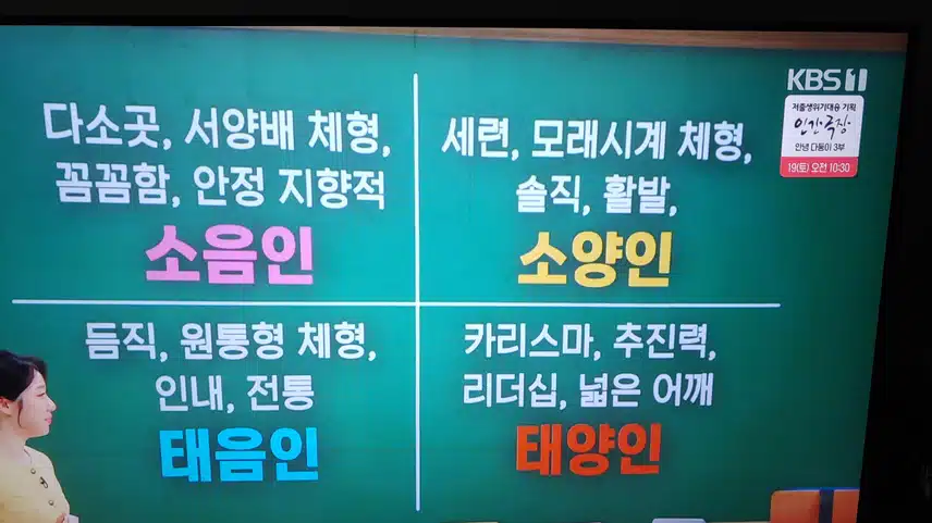 사상체질별 좋은 운동