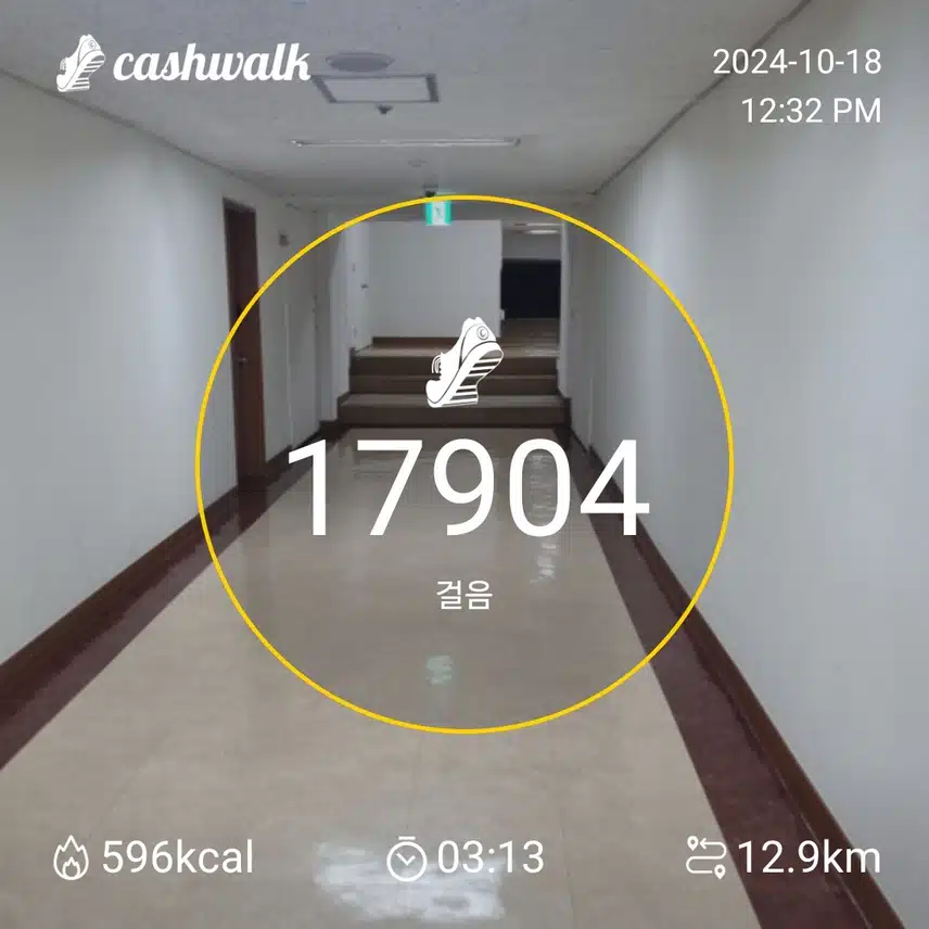 10월18일 걷기 인증