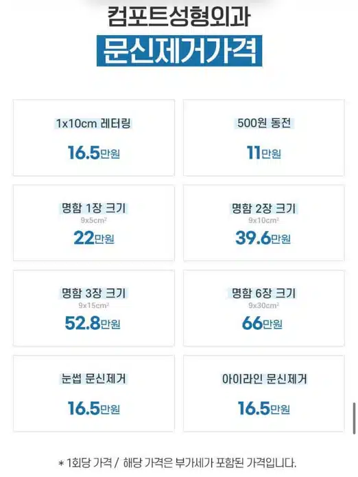 서울 컴포트성형외과 강남구 🐉편안한 문신제거🐉 후기 추천해요!!
