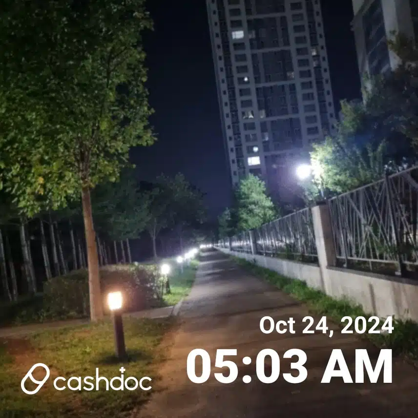   오늘도 새벽운동과 ~
