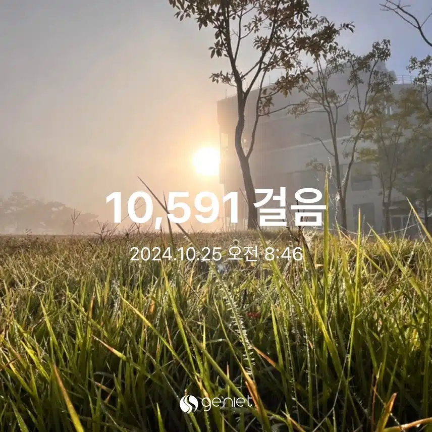 오전 만보와 계단오르기💪