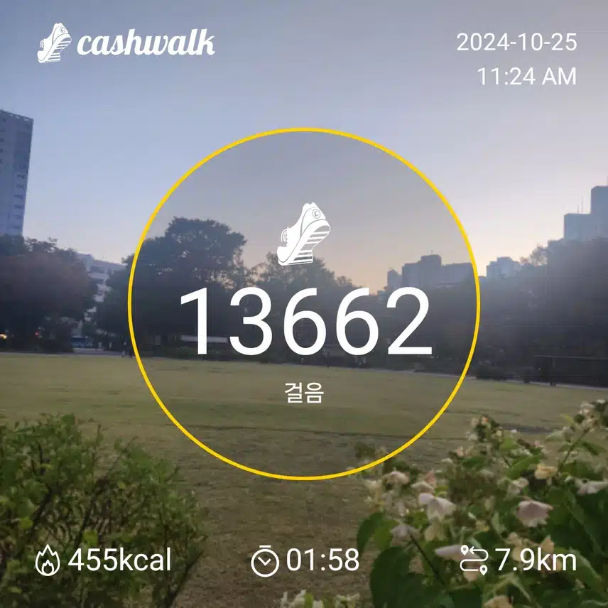 금요일 만보걷기 