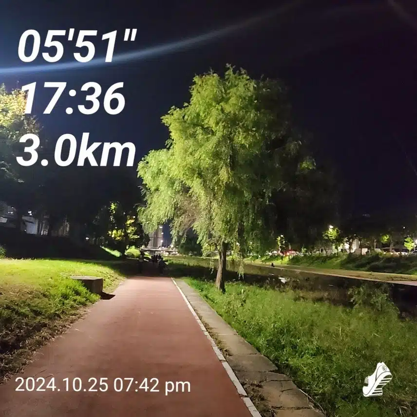 3km 안전하게 완주 했습니다🥰🥰🥰