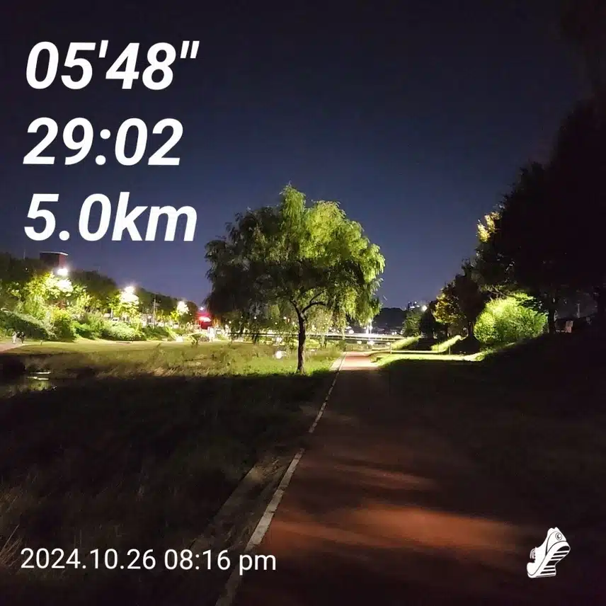 5km러닝 이상무 🥰🥰🥰