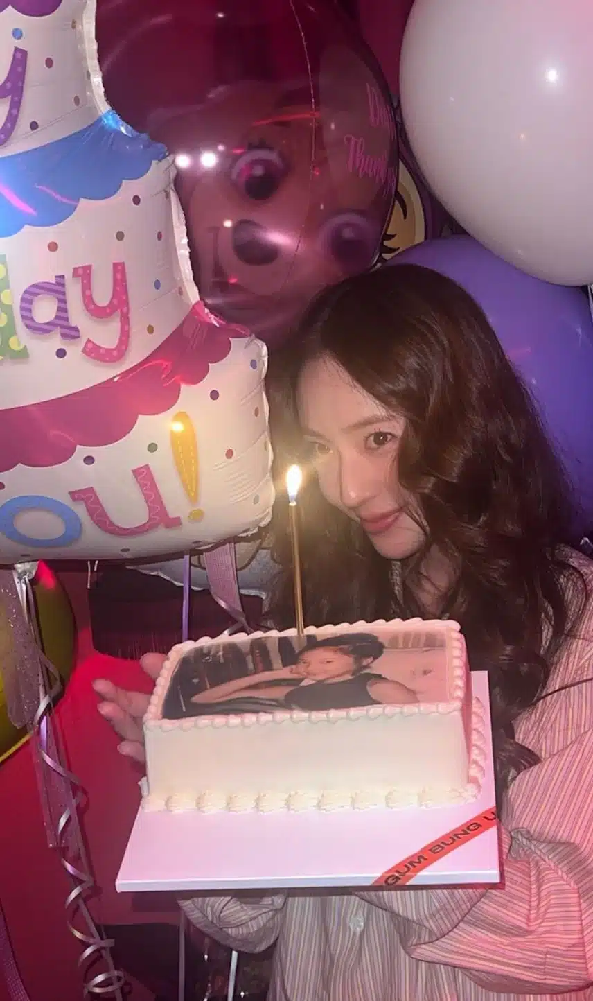 Le gâteau d'anniversaire de Sujeong est mignon comme le sien