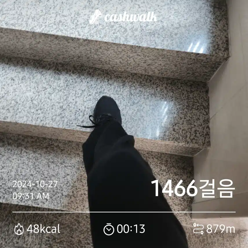 이제 본격적으로 계단 오르기를 ....