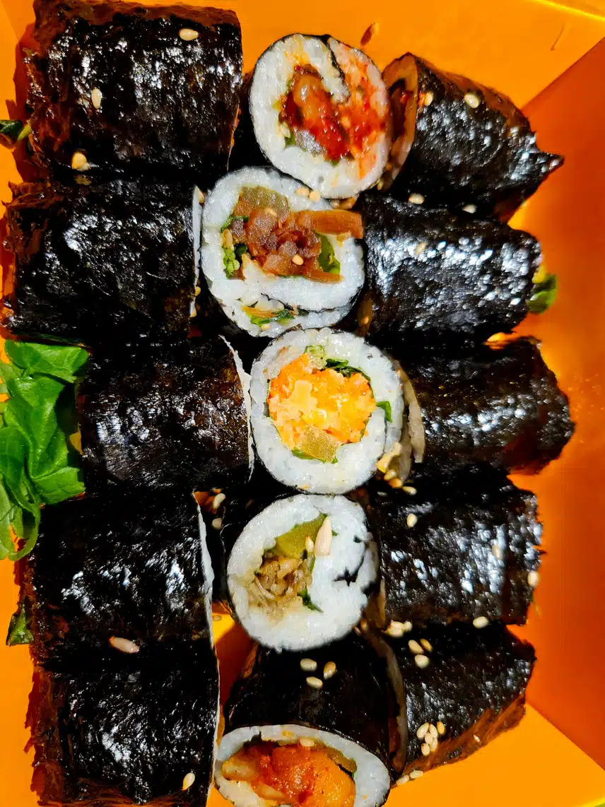 다양한 속의 미니김밥