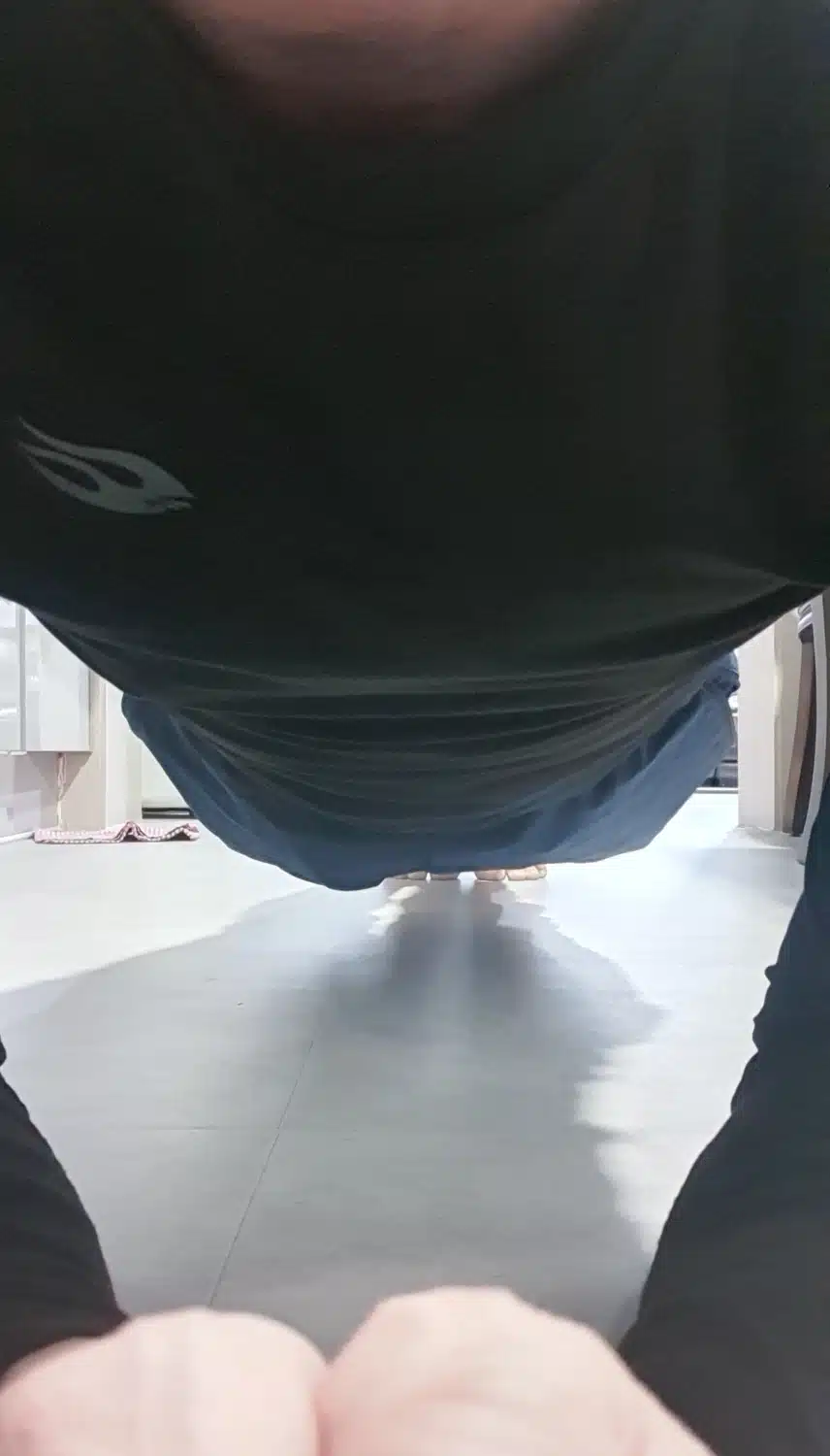 플랭크 2분하기