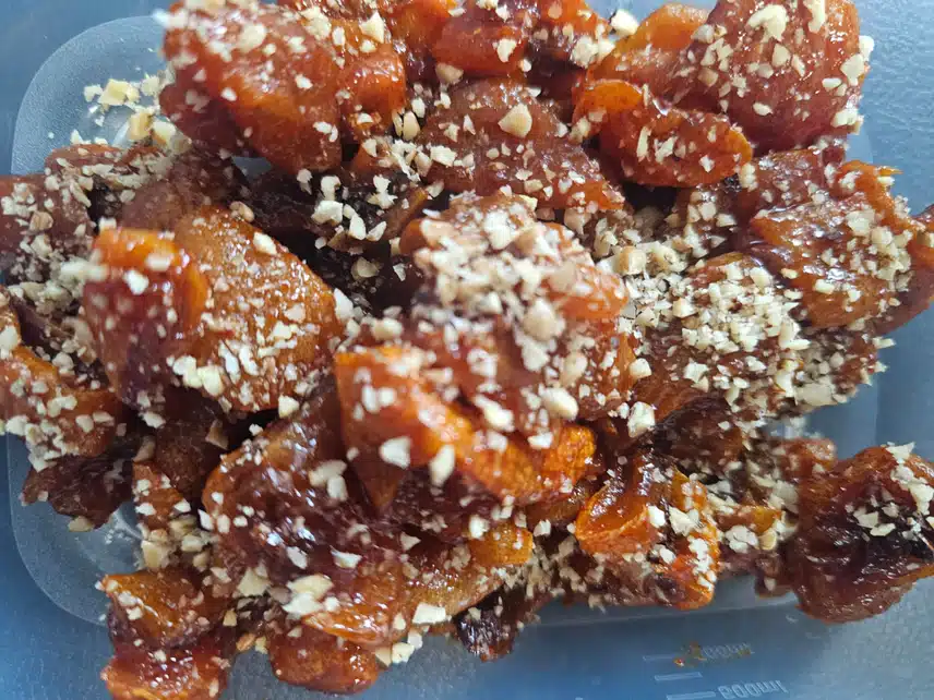고급반찬 곶감무침!!
