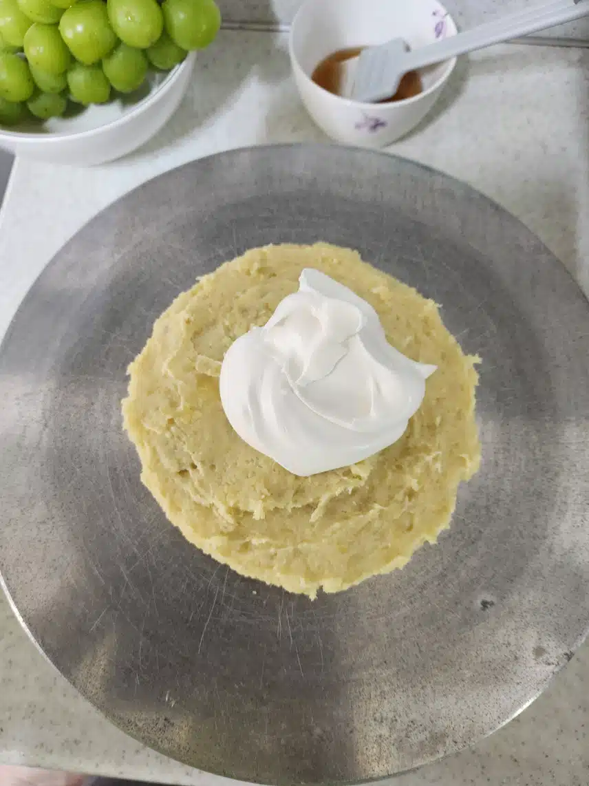 고구마 케익 아버지 깜짝 설물입니다🥰