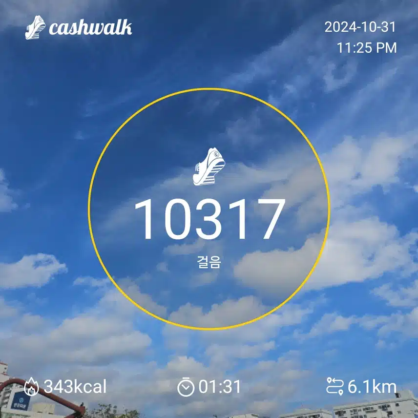오늘도 만보걷기