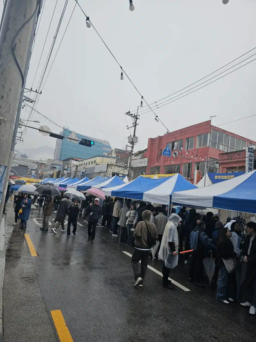 구미 라면축제 해물라면 비주얼