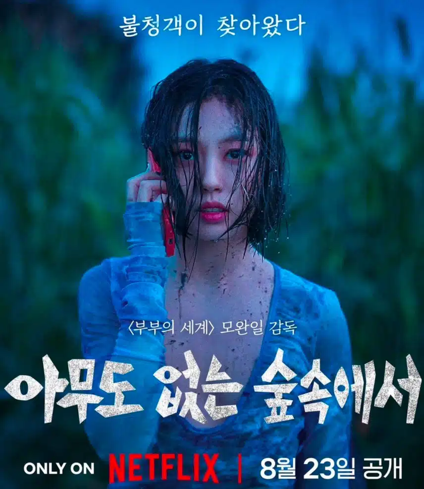 이 넷플 아무도 없는 숲속에서 완전 새러운 발견이엇아요