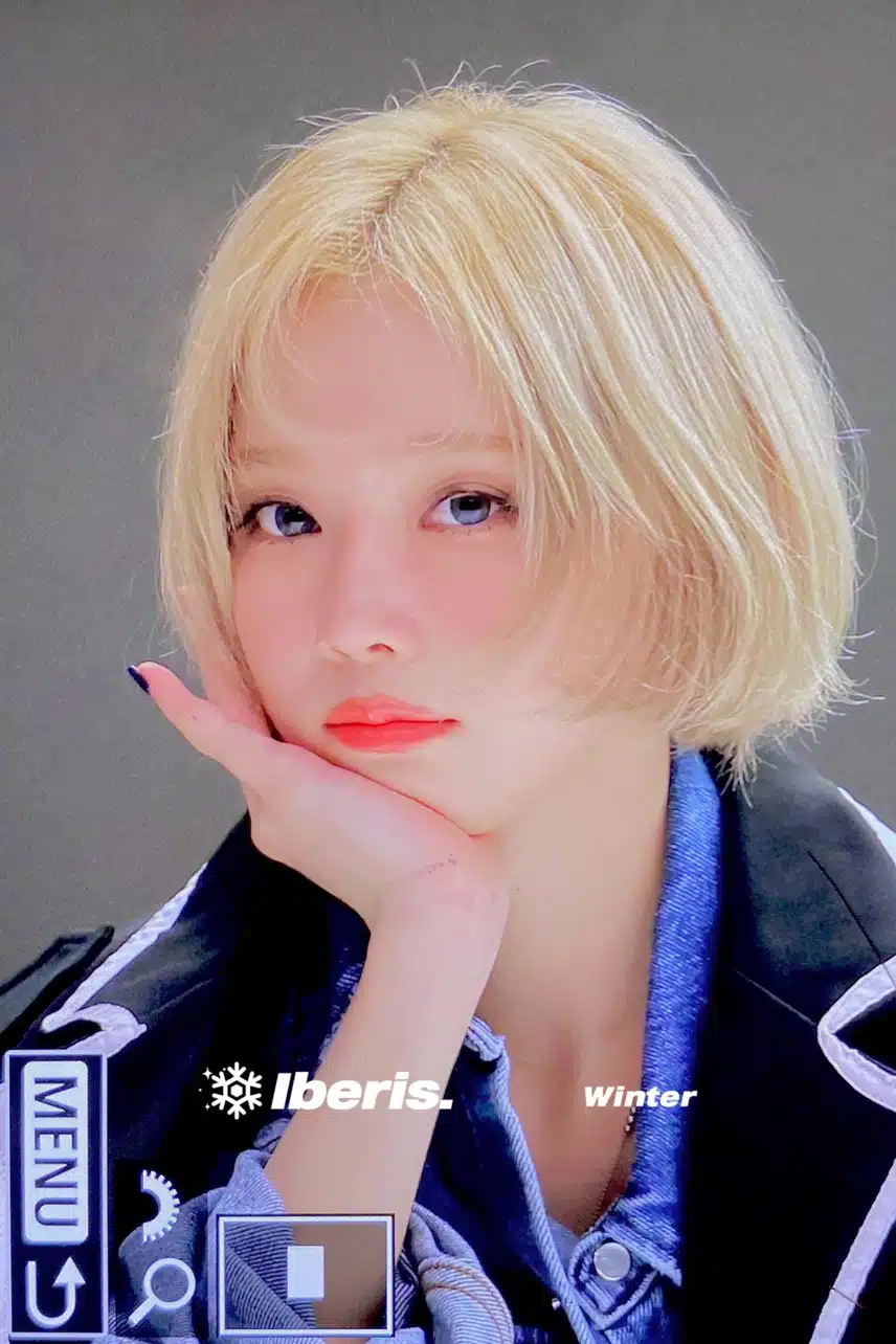 사랑스러움 대폭팔 하는 숏단발한 에스파 윈터