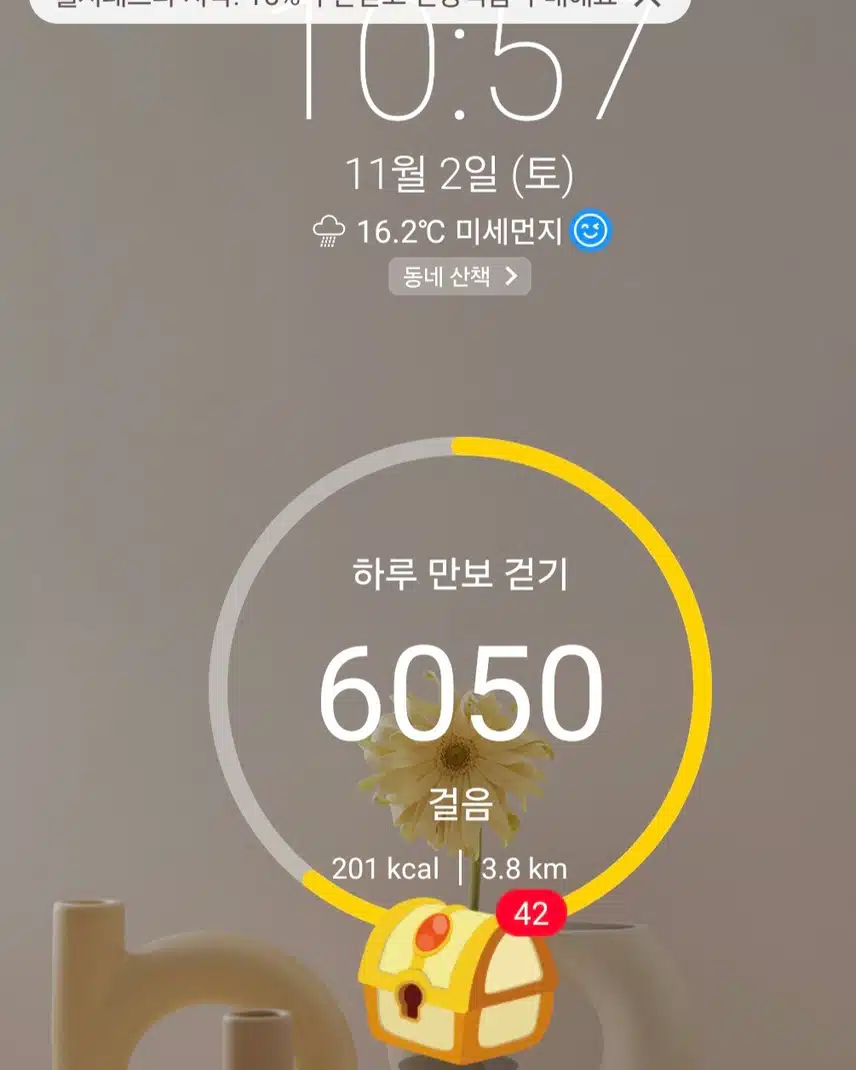 하루 6천보 걷기 