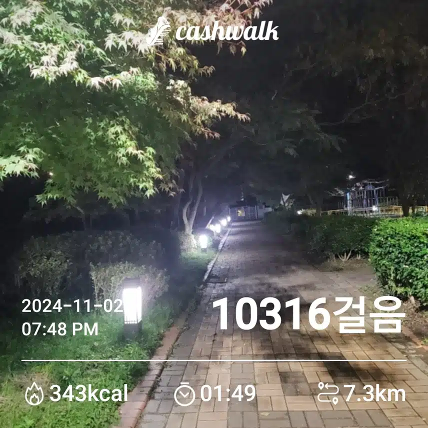 바쁘지만 만보는 내 자존심 