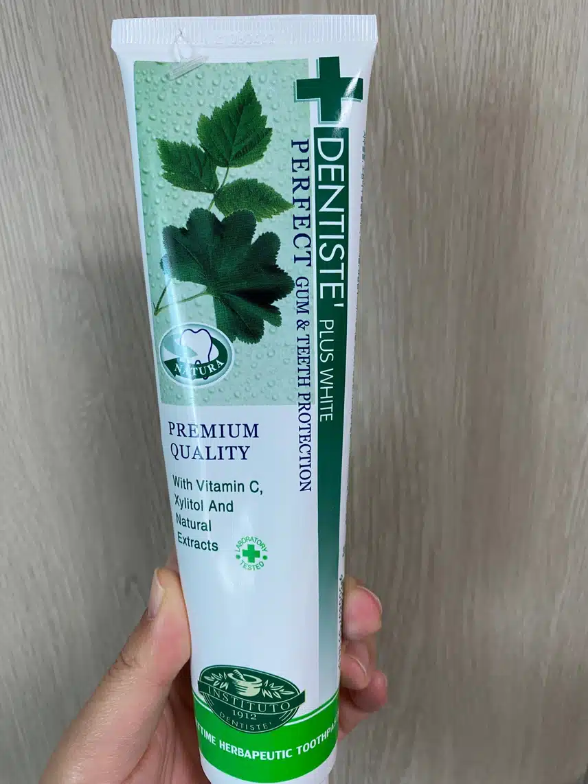 덴티스테 치약