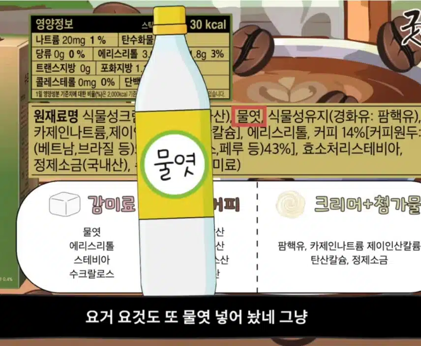 요즘 핫한 스테비아 커피믹스의 진실