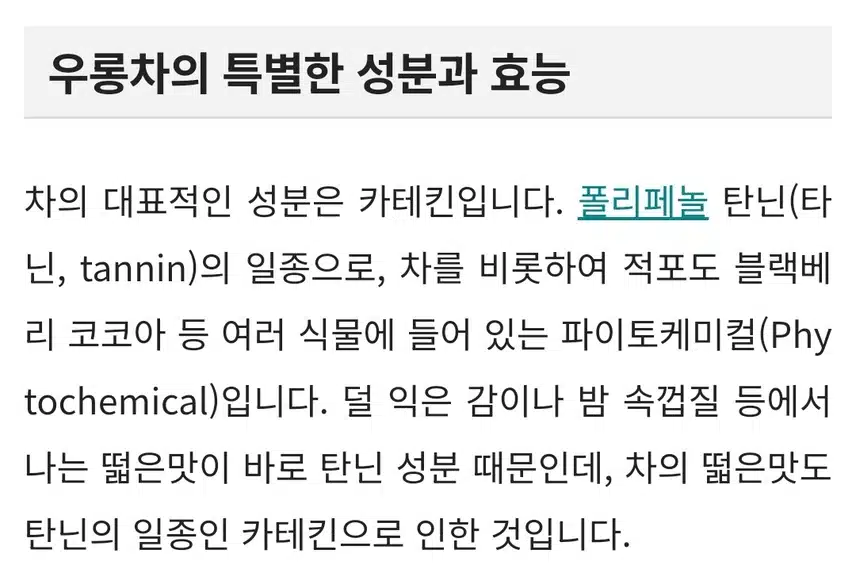 11/14(목)식후 우롱차 한잔해요🍵