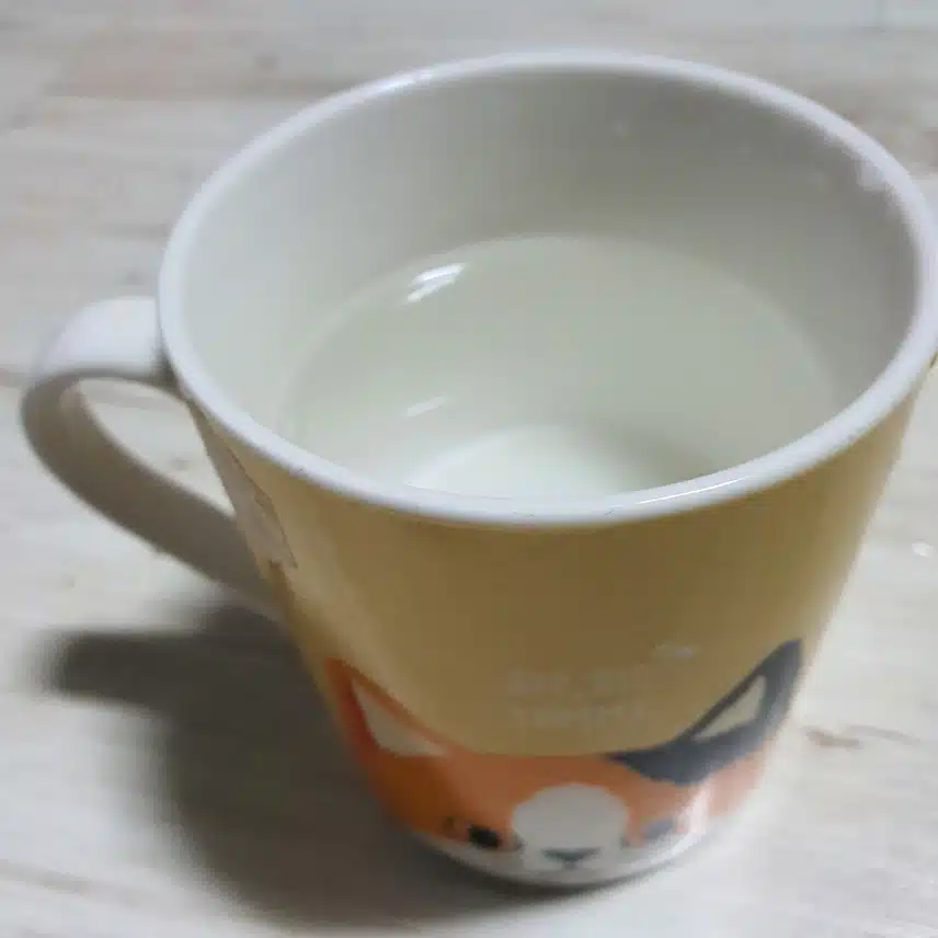 따뜻한 물 한잔!
