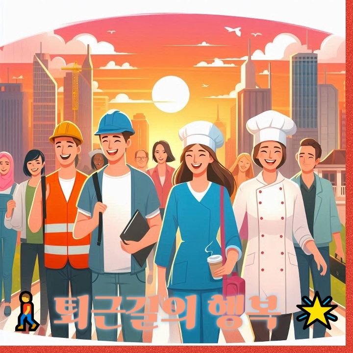 🚶‍♂️ 퇴근길의 행복 🌟 | 편안한 저녁을 위한 완벽한 사운드