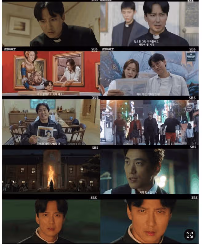 김남길·이하늬·성준 '열혈사제2' 시청률 12.8% …금토극 1위 수성