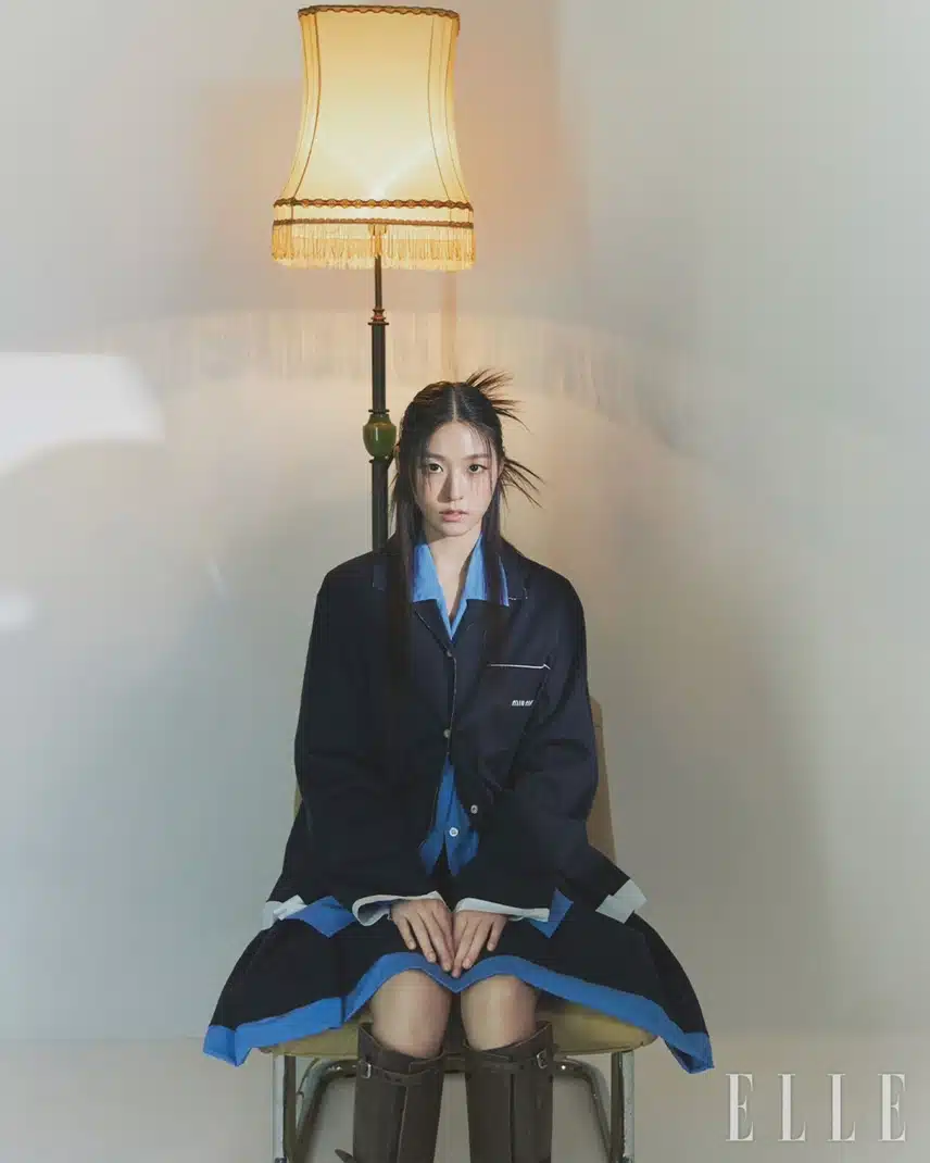 Sesión fotográfica de la tienda de iluminación Um Tae-goo y Kim Seol-hyun para Elle.jpg