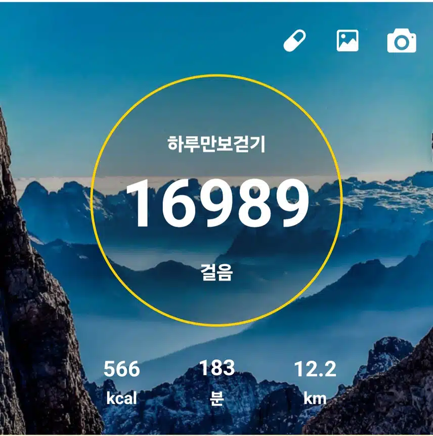 카무트효소와함께하루5천보걷기챌린지4일차인증샷