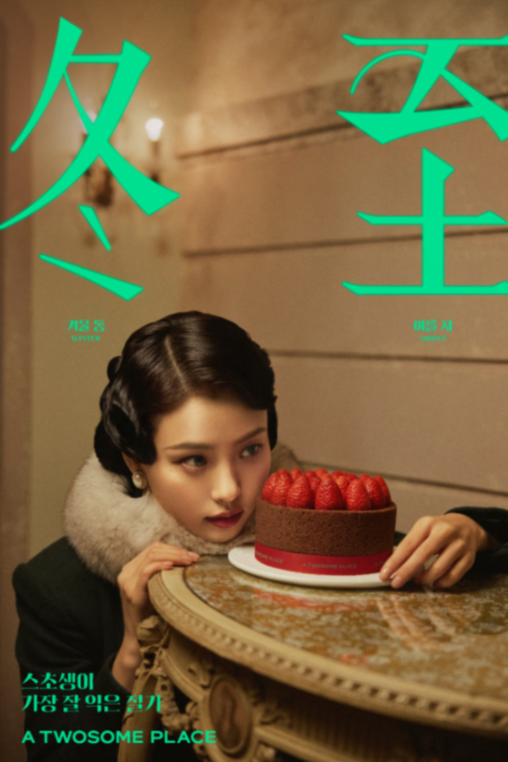  겨울느낌 가득한 고민시 투썸 포스터 모음