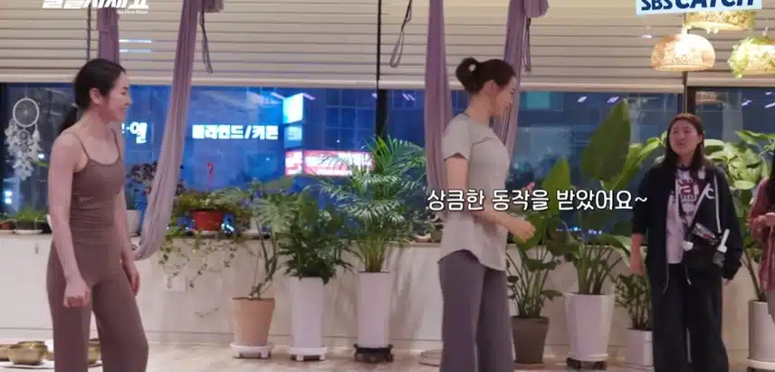 상큼한 동작 받은 경선이  생각보다 잘하네요