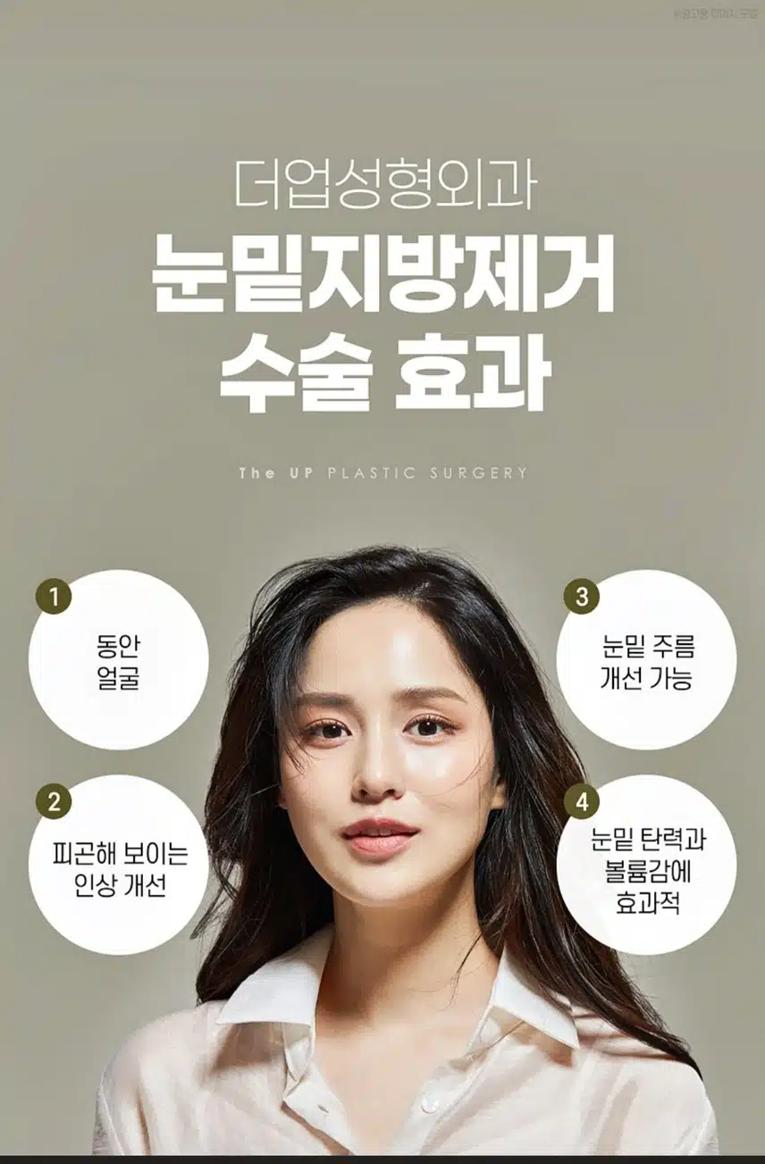 서초구 더업성형외과 밝고 화사한 눈밑지방제거39만원 후기