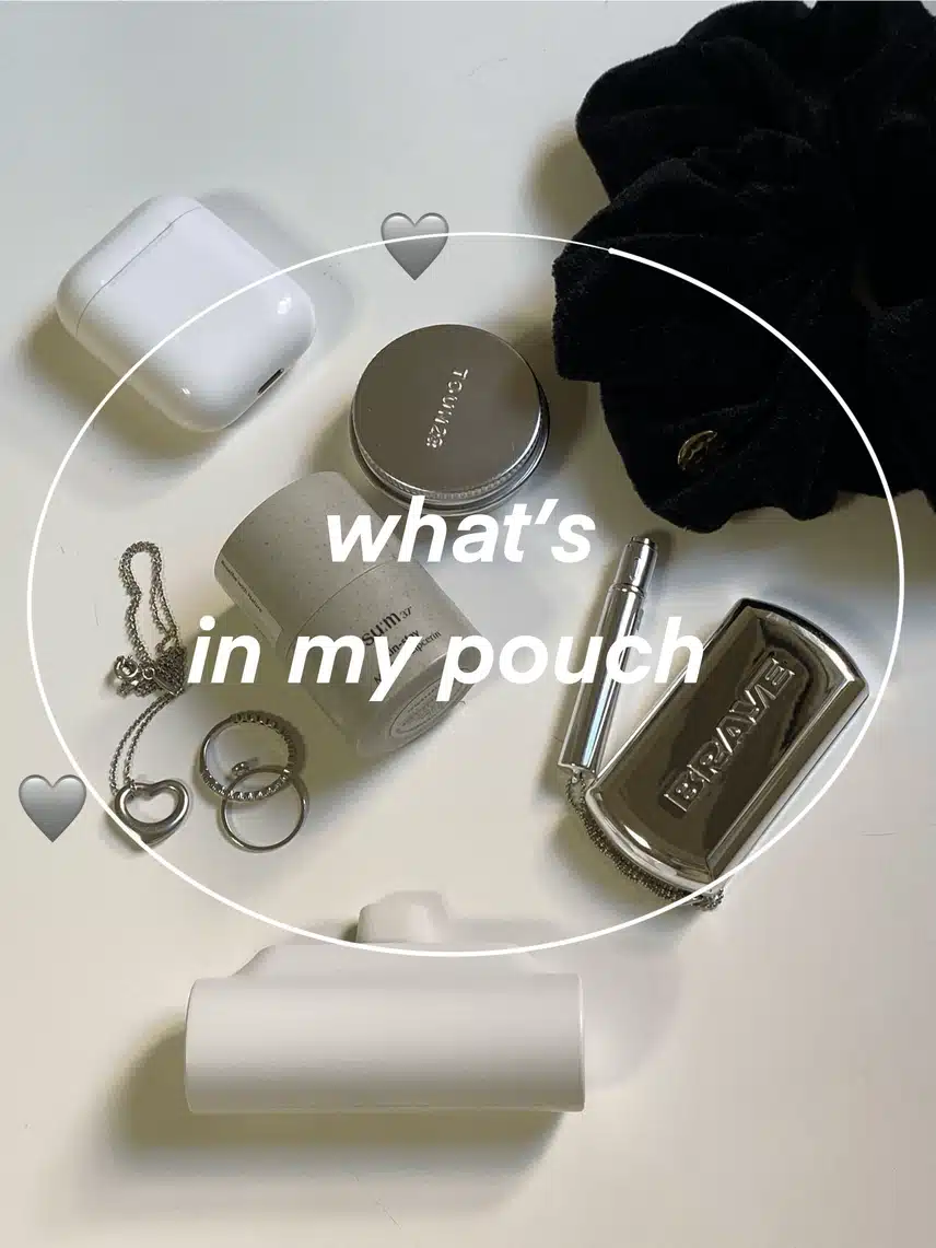 💘보부상의 꿀템 가득 왓츠인마이파우치👛