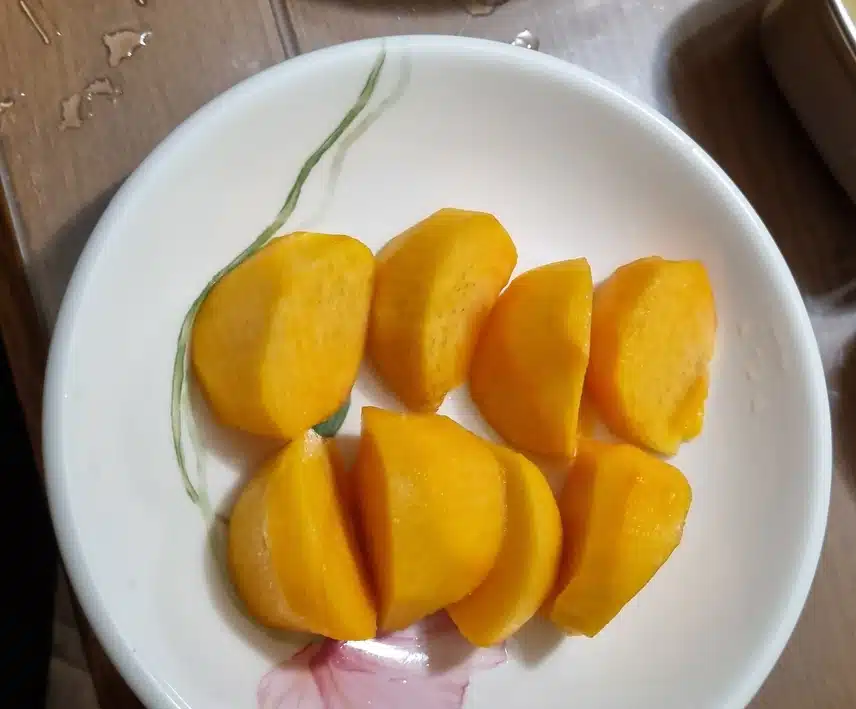 저녁 후식 단감