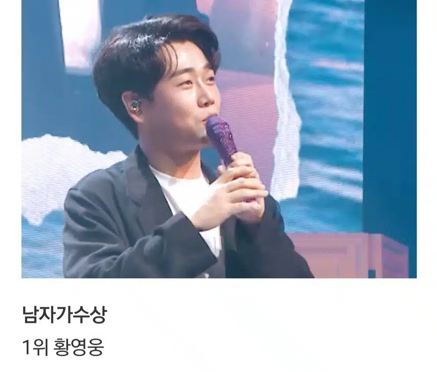 🍒황영웅 ,네티즌 어워즈 5개부문 1위🏆