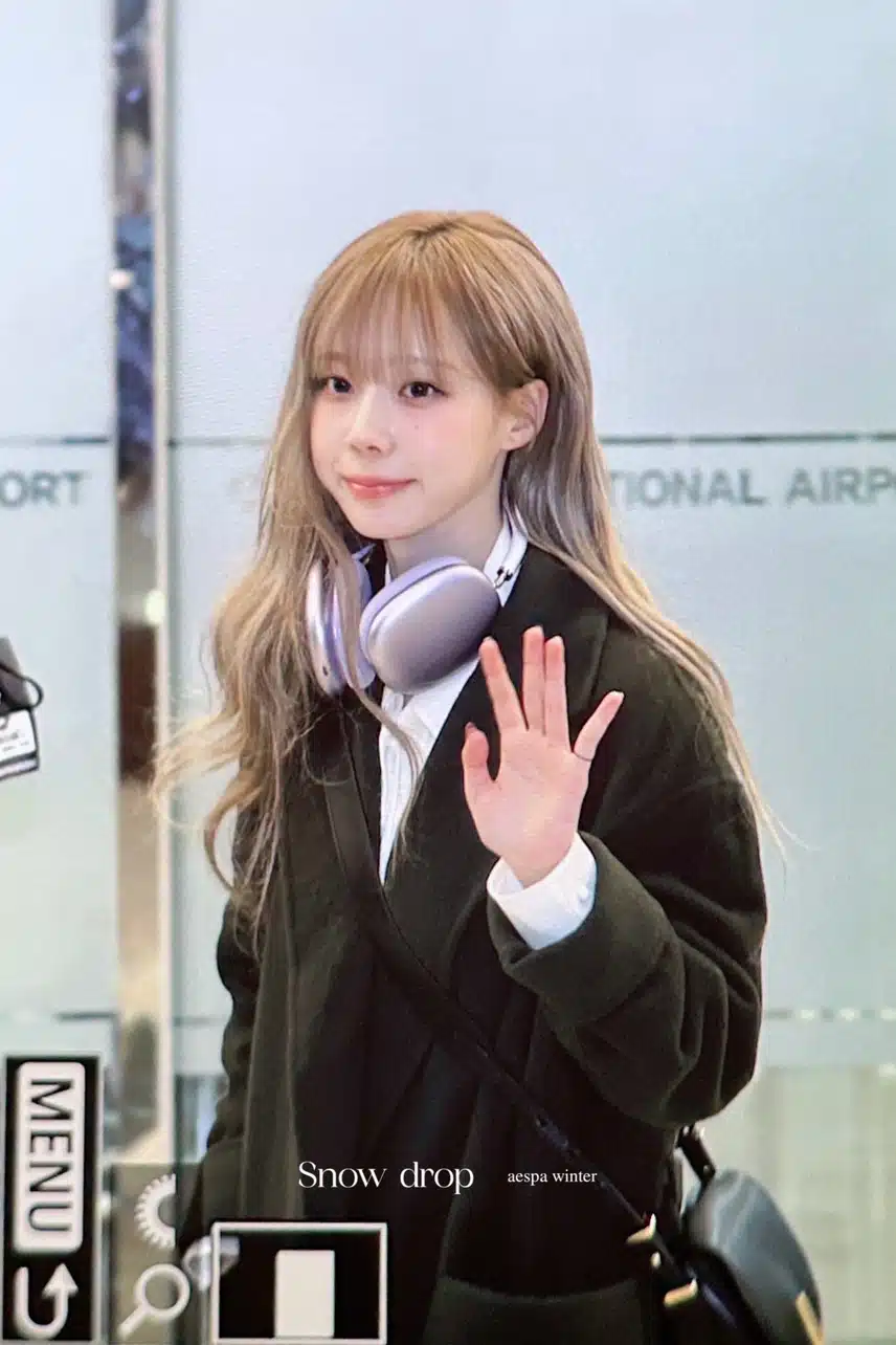 오늘 상하이 팬싸 마치고 한국에 돌아온 에스파 프리뷰jpg
