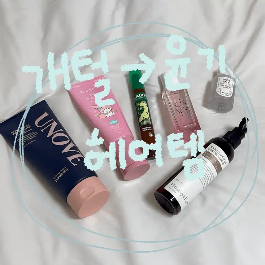 ✨손상모 반곱슬머리의 윤기나는 헤어관리템💫