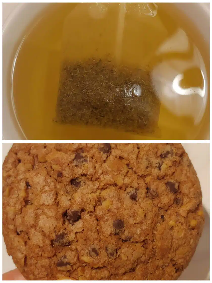 카모마일 차와 쿠키