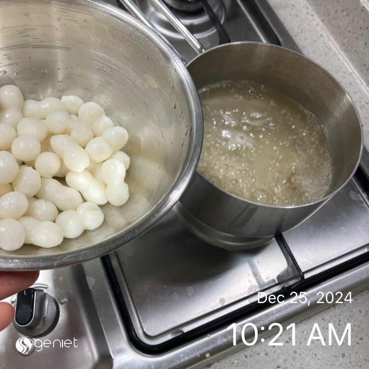 [다이어트 국물요리] 조랭이떡만두국 요리!