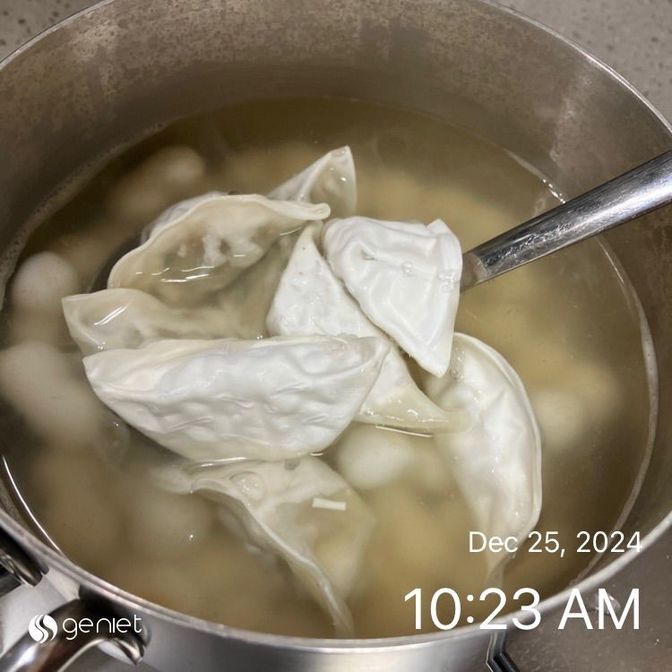 [다이어트 국물요리] 조랭이떡만두국 요리!