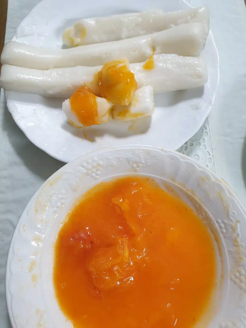 홍시 친구 가래떡