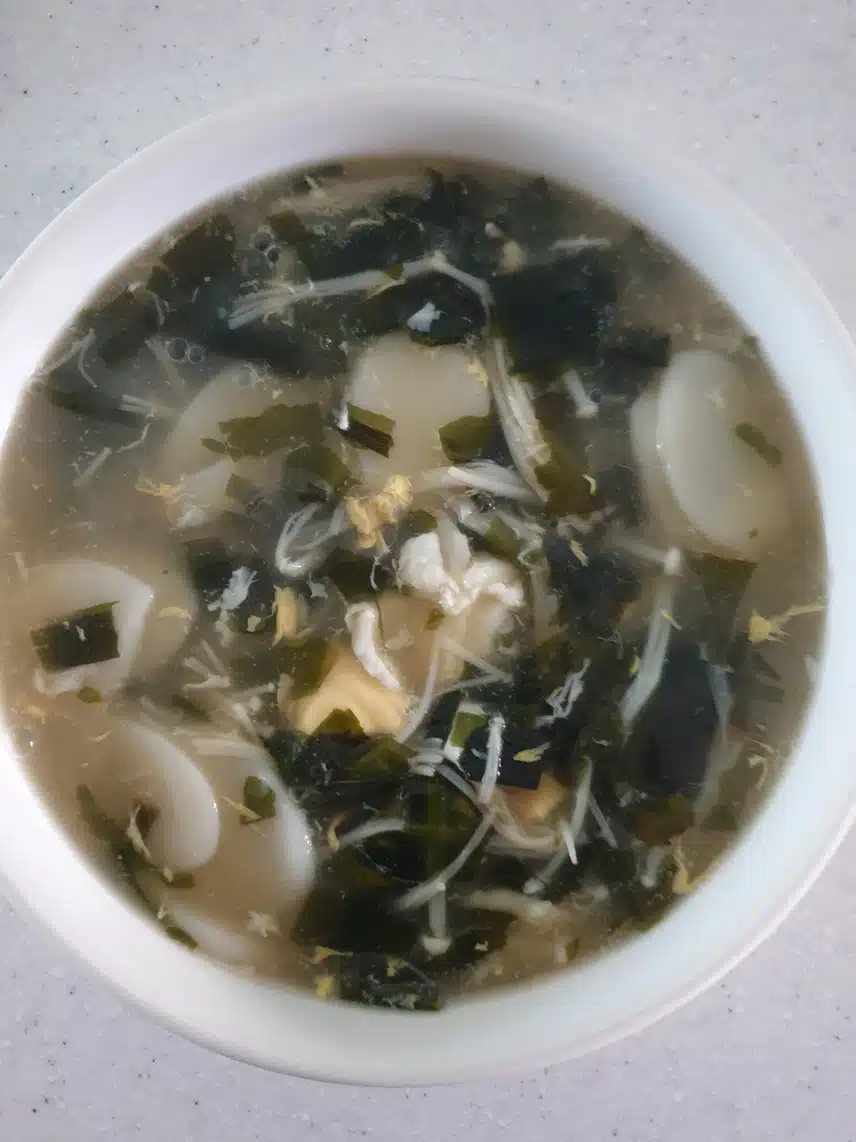 새해 떡국